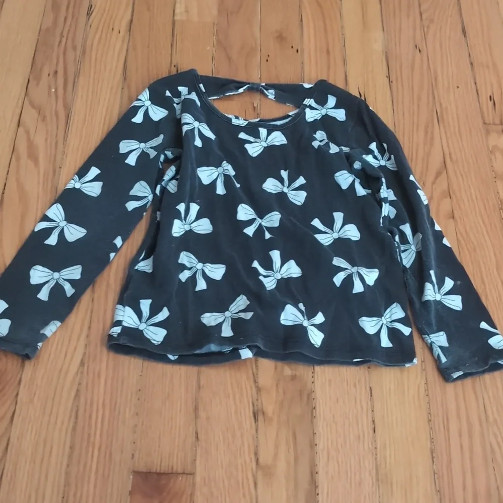 The‎ Children's Place Heart and Bow Long Sleeve Shirt Set